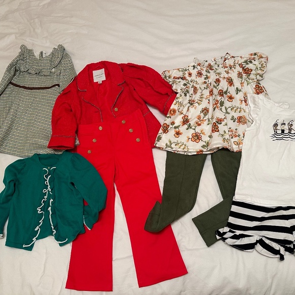 Janie and Jack girl clothes 8 items